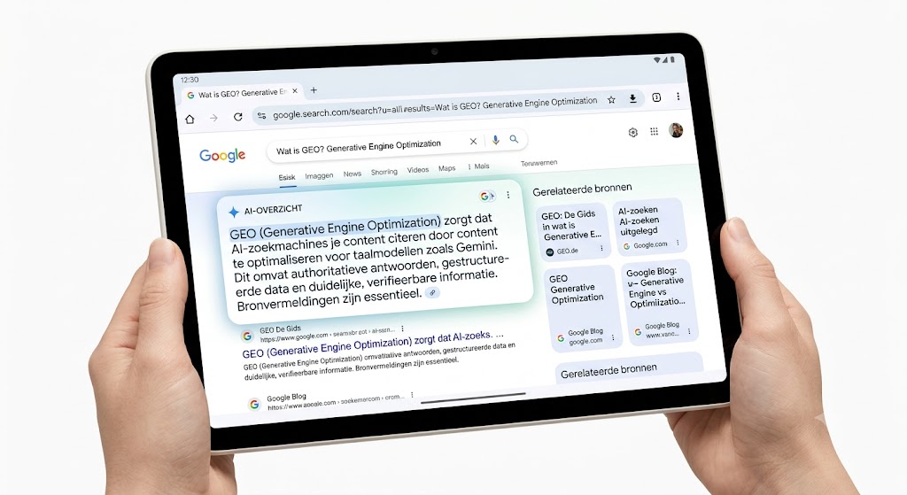 Wat is GEO — Generative Engine Optimization zorgt dat AI-zoekmachines je content citeren